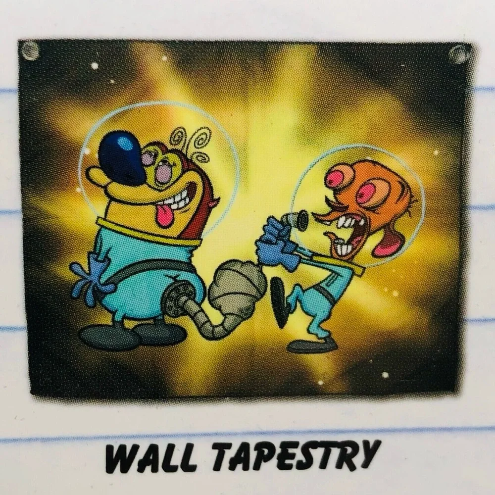 Ren & Stimpy Bundle! Wall Tapestry and Sandwich Container